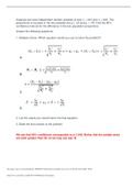 MATH 110 Module 8 Exam
