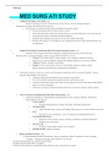 &Tab;MED SURG ATI STUDY