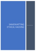 Ethical Hacking volledige samenvatting (tentamen gerichte samenvatting)