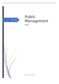 Samenvatting  Public Management