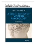 Test Bank for A Brief History of Modern Psychology, 3rd Edition, Ludy T. Benjamin Jr..pdf