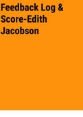 Exam &lpar;elaborations&rpar; Feedback Log & Score-Edith Jacobson 