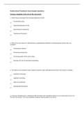 NR 500 Family Nurse Practitioner Exam Sample Questions and Answers Chamberlain College of Nursing