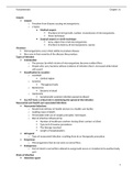 Fundamentals of Nursing chapter 31 notes 