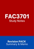 FAC3701 - Notes (Summary)