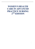 WOMEN’S HEALTH CARE IN ADVANCED PRACTICE NURSING 2ND EDITION 