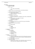 Fundamentals of Nursing chapter 36 notes