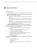 Maternity final exam review