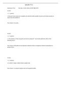 MACRO FTC1 Practice Test 2 Questions and Answers- Western Governors University.