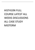 HIST410N full course latest all weeks discussions all case study midterm.pdf
