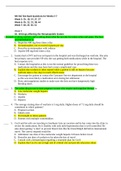 NR 566 Test Bank Questions for Weeks 5-7 - Chamberlain College of Nursing