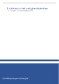 EVOLUTIES IN HET VEILIGHEIDSDENKEN