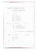 Class Notes Mathematics Calculus
