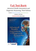 Advanced Health Assessment and Diagnostic Reasoning, Third Edition by Jacqueline Rhoads  ISBN: 9781284105377