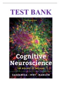 TEST BANK FOR COGNITIVE NEUROSCIENCE THE BIOLOGY OF THE MIND FIFTH EDITION BY MICHAEL GAZZANIGA, RICHARD B IVRY, GEORGE R MANGUN