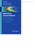Approach to Internal Medicine_ A Resource Book for Clinical Practice 