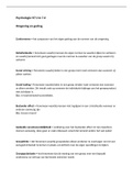 Oefenwoordjes Psychologie H7 t&period;m 7&period;6 & 9&period;7 t&sol;m 9&period;9