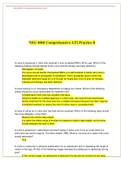 NSG 4060ATI Comprehensive Practice Test B GRADED A