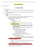 NR 341 Exam 1 Study Guide (100% Q&A) Chamberlain College of Nursing 