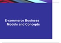 E-commerce Business Models and Concepts