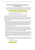 ATI RN FUNDAMENTALS EXAM WITH RATIONALE &lpar;Vol 2&rpar;
