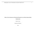 Effects of Lack of Insurance on Prenatal and Postnatal Care on African-American Infant Mortality Rate&period;pdf
