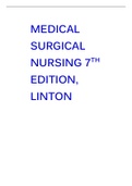 TEST BANK FOR MEDICAL  SURGICAL  NURSING 7TH EDITION,  LINTON