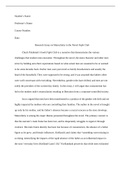 Research Essay on Masculinity in the Novel Fight Club