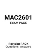 MAC2601 - EXAM PACK (2022) 