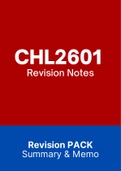CHL2601 - Notes (Summary)