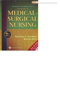 Brunner and Suddarth's Textbook of Medical-Surgical Nursing 10th ed 
