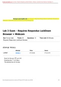 Portage LearningBIO 152Lab 3 Exam - Requires Respondus LockDown Browser + Webcam_ Essential Human Anatomy & Physiology II w