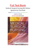 Medical-Surgical Nursing 8th Edition Ignatavicius Test Bank