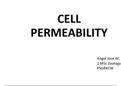 Cell permeability