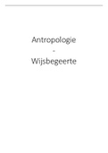 Wijsbegeert (Antropologie) - Notities