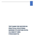 TEST BANK FOR PEARSON ETEXT SKILLS IN CLINICAL NURSING – ACCESS CARD 9TH EDITION AUDREY BERMAN SHIRLEE SNYDER ISBN-10: 0135421446