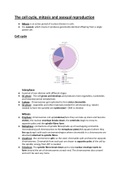 A level biology 2022&colon; The cell cycle&comma; mitosis&comma; asexual reproduction&comma; growth and repair