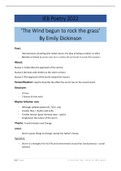 Matric Poetry 2022 Summary - "The Wind Begun to Rock the Grass"