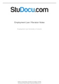 Employment Law Notes Employment Status - In employment law a person’s employment status helps determine a variety of things:  Their rights  Their employer’s responsibilities  Tax  National Insurance  Health & Safety  Vicarious Liability Identifying 