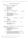 Endocrine Physiology Study Guide Answer Key Matching&colon; 1&period; Match the descriptor with the type of hormone it describes&period;  A&period; Steroid B&period; Peptide&sol;protein 1&period; Receptor on the cell membrane  B 2&period; Dissolved in plasma  B 3&period; Receptor inside the cell A 4&period; Not water-so