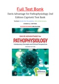 Davis Advantage for Pathophysiology 2nd Edition Capriotti Test Bank