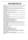 HESI EXIT V2 WITH 100&percnt; CORRECT ANSWERS