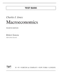 Testbank For Macroeconomics 4th Edition by Charles I. Jones 