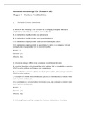Advanced Accounting - Beams - Complete Test test bank - exam questions - quizzes &lpar;updated 2022&rpar;