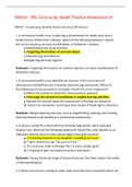 NR442 - RN Community Health Practice Assessment A &comma;100&percnt; CORRECT