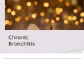 NR 565 Week 5 Grand Rounds Presentation Part 1 – Chronic Bronchitis | Already GRADED A