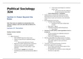 Political Sociology 324 Full set