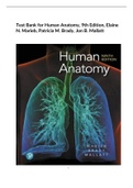 Test Bank for Human Anatomy, 9th Edition