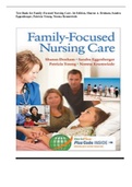 Test Bank for Family-Focused Nursing Care, 1st Edition