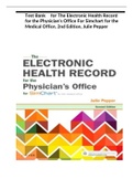 Test Bank for The Electronic Health Record for the Physician’s Office For Simchart for the Medical Office, 2nd Edition, Julie Pepper.pdf
